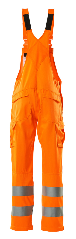 MASCOT SAFE LIGHT Latzhose hi-vis orange 50 kurz