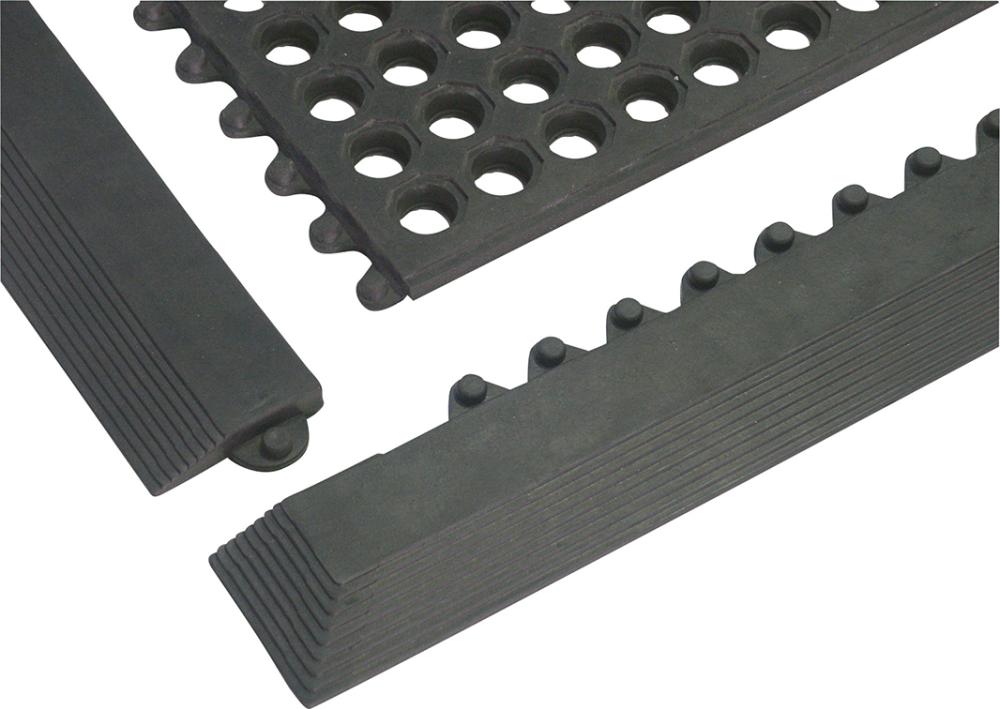 Leiste inklusive Ecke männlich YOGA SOLID Oil schwarz Breite 96,5 x Tiefe 65 mm (VE 4 Stück)