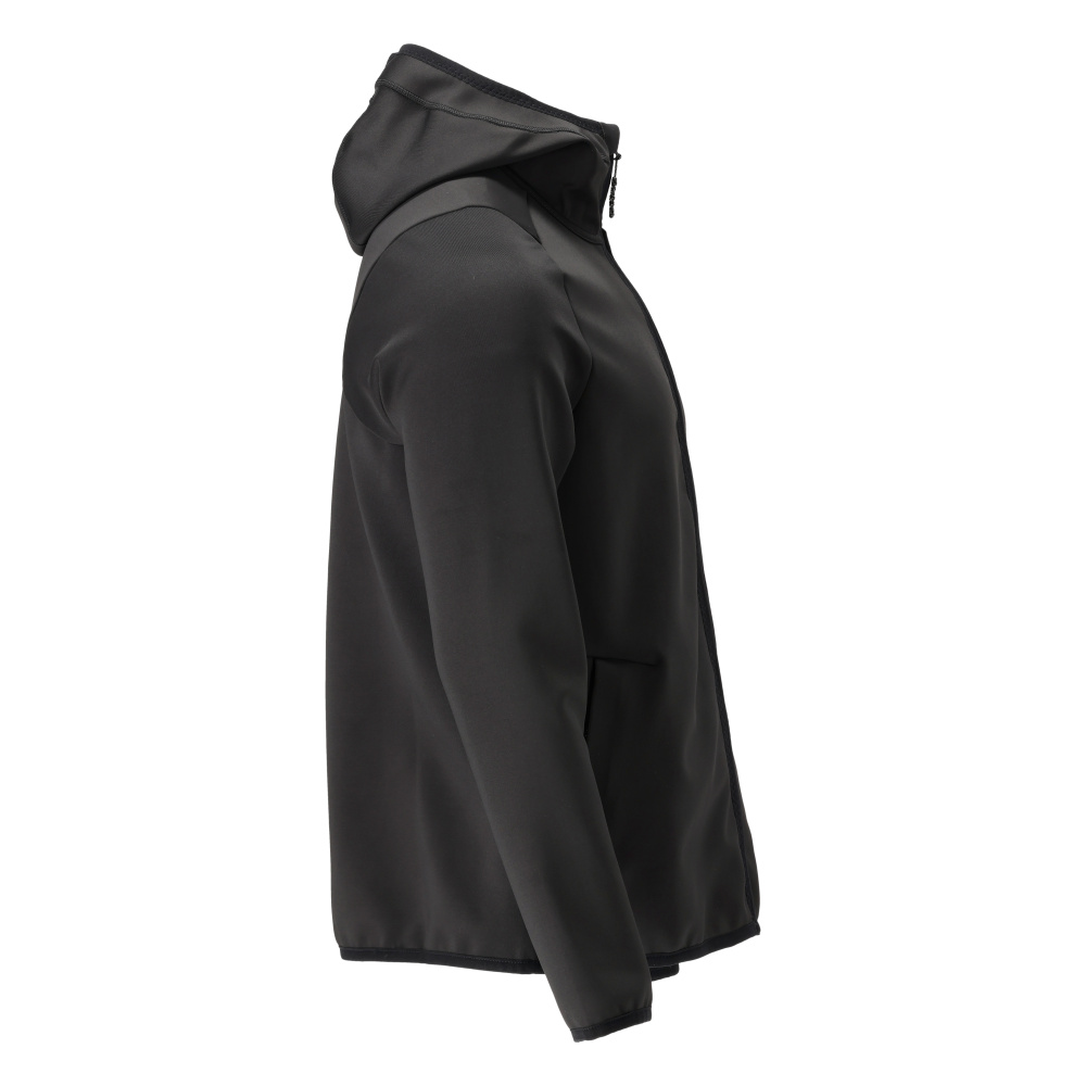 MASCOT CUSTOMIZED Fleecepullover mit Kapuze schwarz 4XL