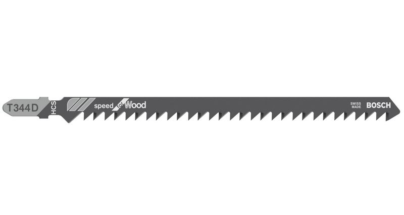 Bosch Stichsägeblatt T344 D SpeedWood L152mm (5 Stk.)
