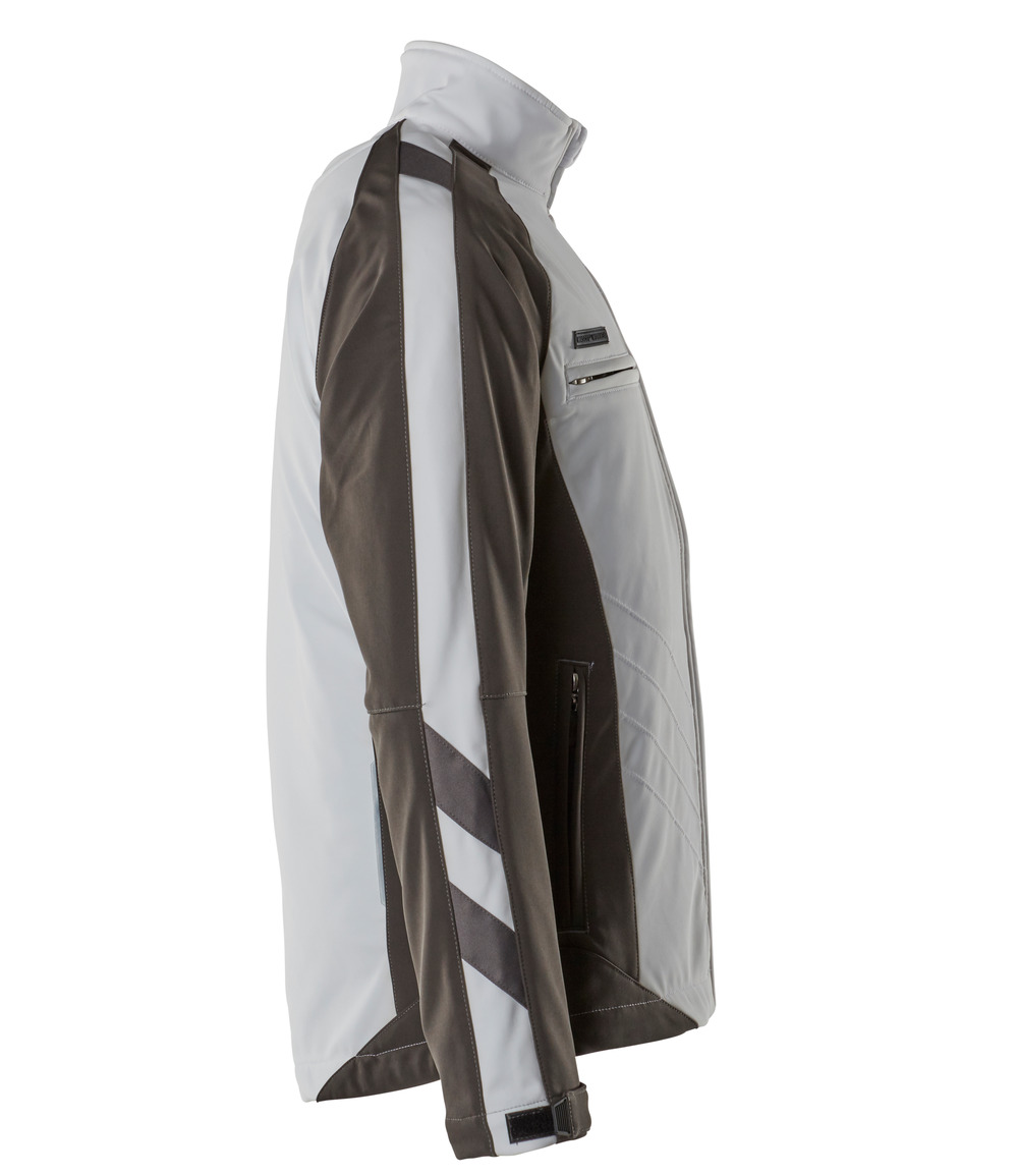 MASCOT Dresden UNIQUE Softshell Jacke weiß/dunkelanthrazit M