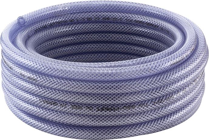 Gewebeschlauch PVC APDatec 81, Transparent, 13x3,5mm 50m APD