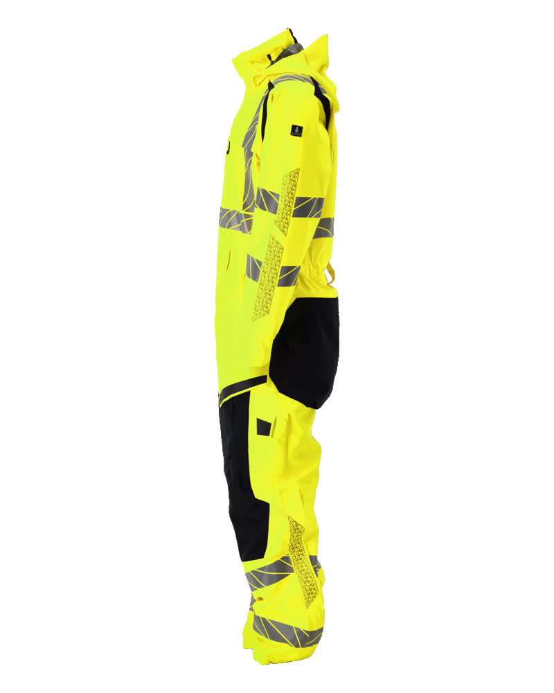 MASCOT ACCELERATE SAFE Winteroverall hi-vis gelb/schwarz L