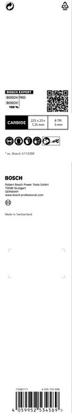 Bosch Säbelsägeblatt EXPERT Thick Tough Metal S1155 CHC 225mm