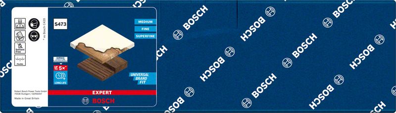Bosch EXPERT Schleifschwamm 98x120x13mm, mittel
