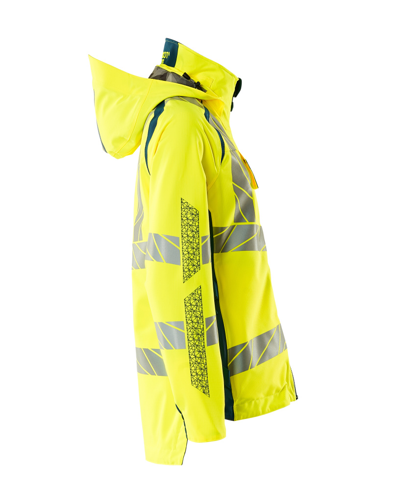 MASCOT ACCELERATE SAFE Hard Shell Jacke hi-vis gelb/dunkelpetroleum S