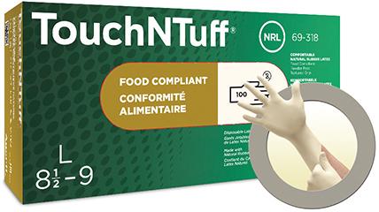 Einweghandschuh TouchNTuff 69-318 Gr. 9,5-10(Box a 100 St.)