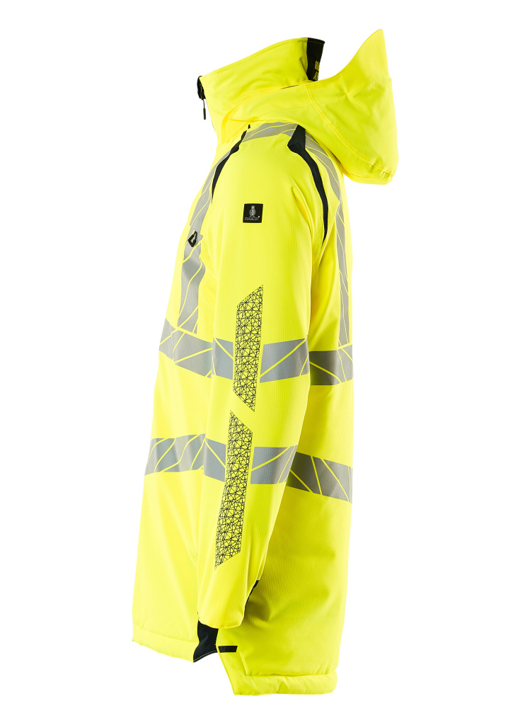 MASCOT ACCELERATE SAFE Parka hi-vis gelb/schwarzblau L