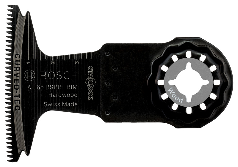 Bosch BIM Tauchsägeblatt AII 65 BSPB, Hard Wood, 40 x 65 mm, 5er-Pack