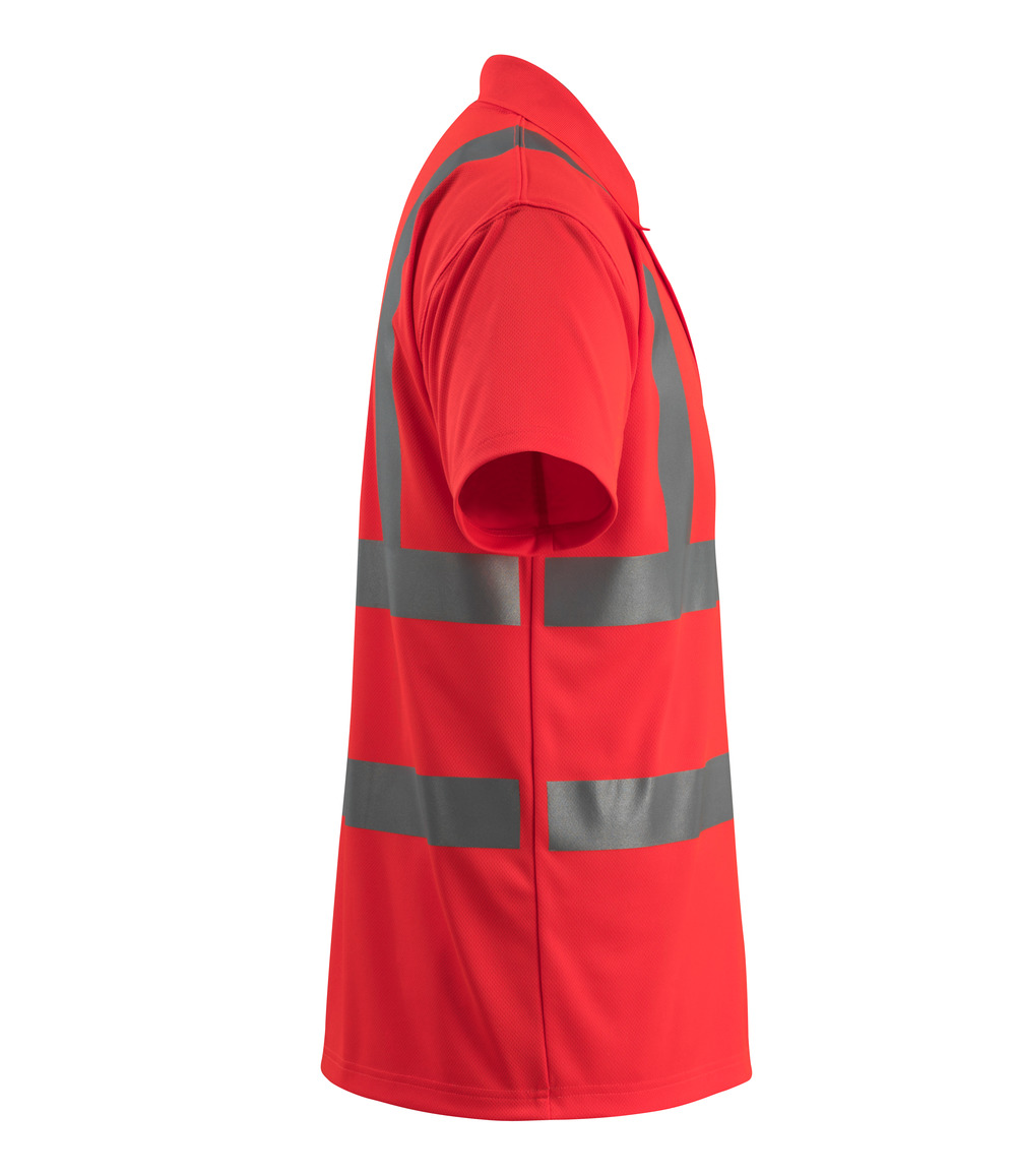 MASCOT Bowen SAFE LIGHT Polo-Shirt hi-vis rot 4XL
