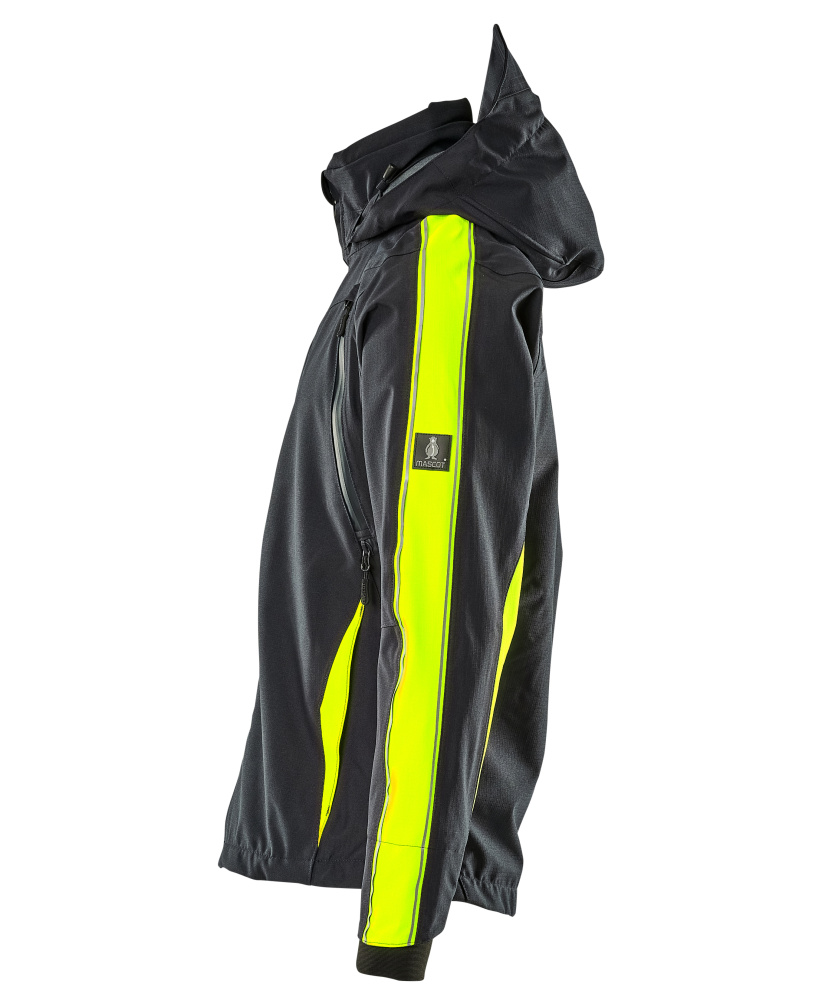 MASCOT Gandia HARDWEAR Hard Shell Jacke schwarz/hi-vis gelb XXL