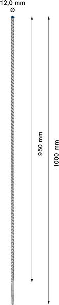 Bosch EXPERT Hammerbohrer SDS plus-7X 12,0x1000,0mm
