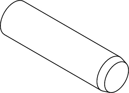 DIN6325 Stahl-gehärtet blank 6 m6x22 mm Zylinderstift gehärtet