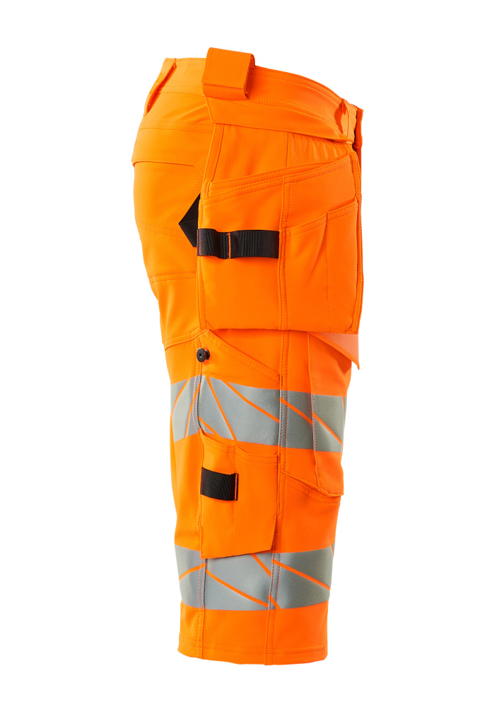MASCOT ACCELERATE SAFE Shorts, lang mit Hängetaschen hi-vis orange 68