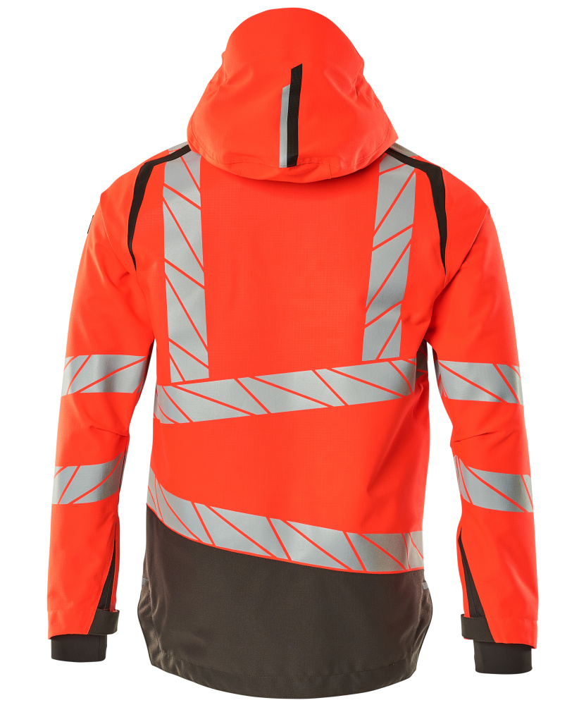 MASCOT ACCELERATE SAFE Hard Shell Jacke hi-vis rot/dunkelanthrazit XL