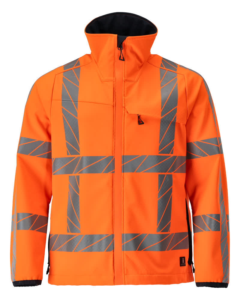 MASCOT ACCELERATE SAFE Softshell Jacke hi-vis orange XS