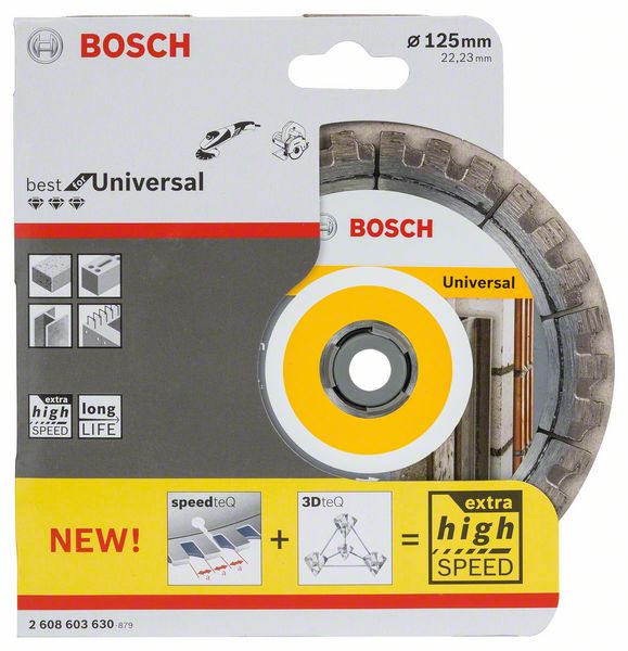 Bosch Diamanttrennscheibe Best Universal 125x22,23x2,2x12mm