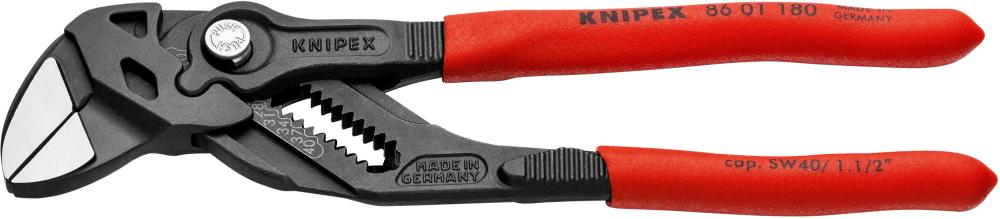 Knipex Zangenschlüssel 180mm schwarz atramentiert