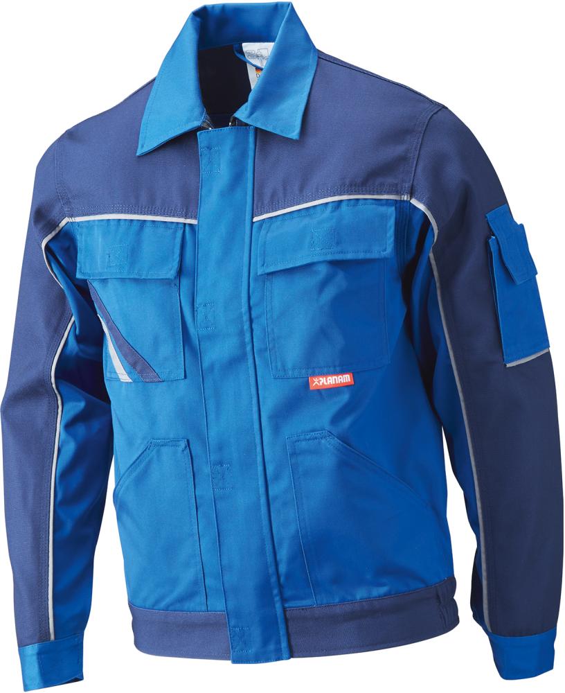 Planam Bundjacke Highline, Gr.54,kornblau/marine