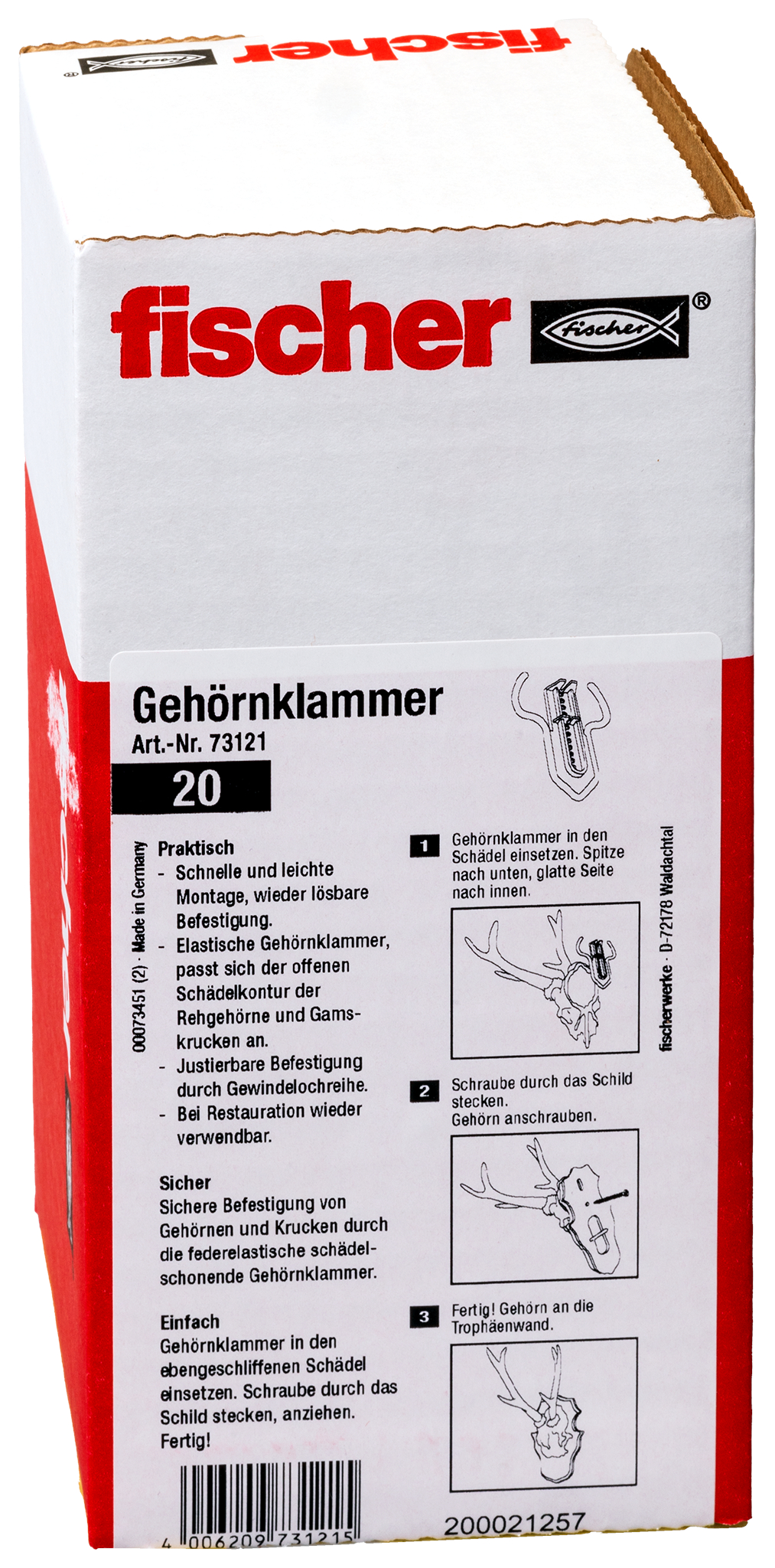 fischer Gehörnklammer