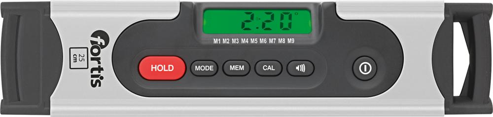 Fortis Digital-Wasserwaage 25cm