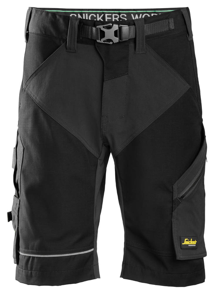 Snickers 6914 FlexiWork Arbeitsshorts schwarz