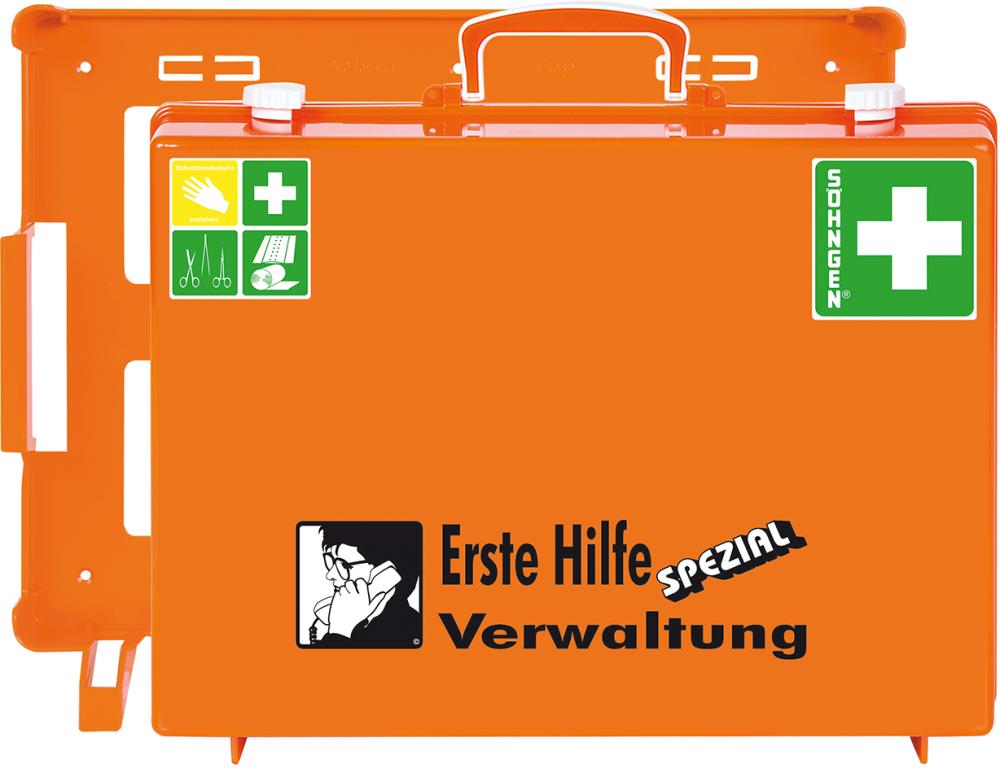 Söhngen Erste-Hilfe-Koffer Spezial MT-CD Verwaltung orange