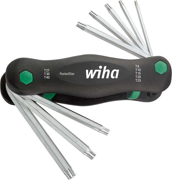 Wiha Handklapphalter 8 teilig T9-T40 PocketStar