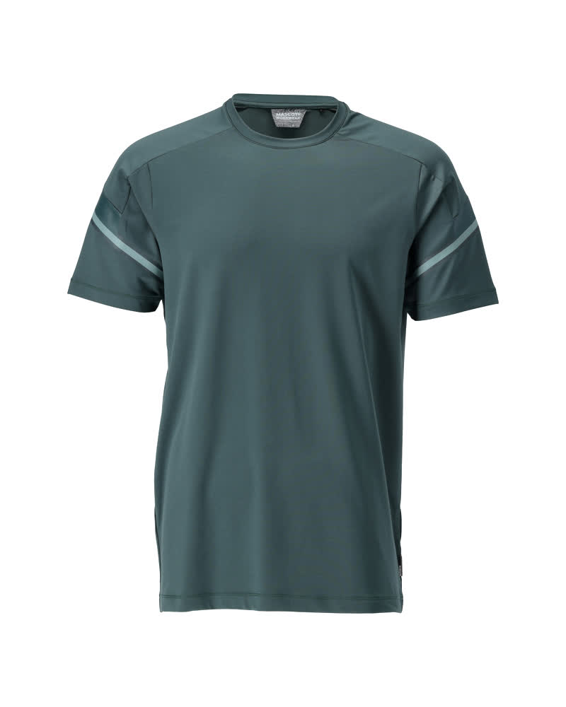 MASCOT CUSTOMIZED T-Shirt, Kurzarm waldgrün L