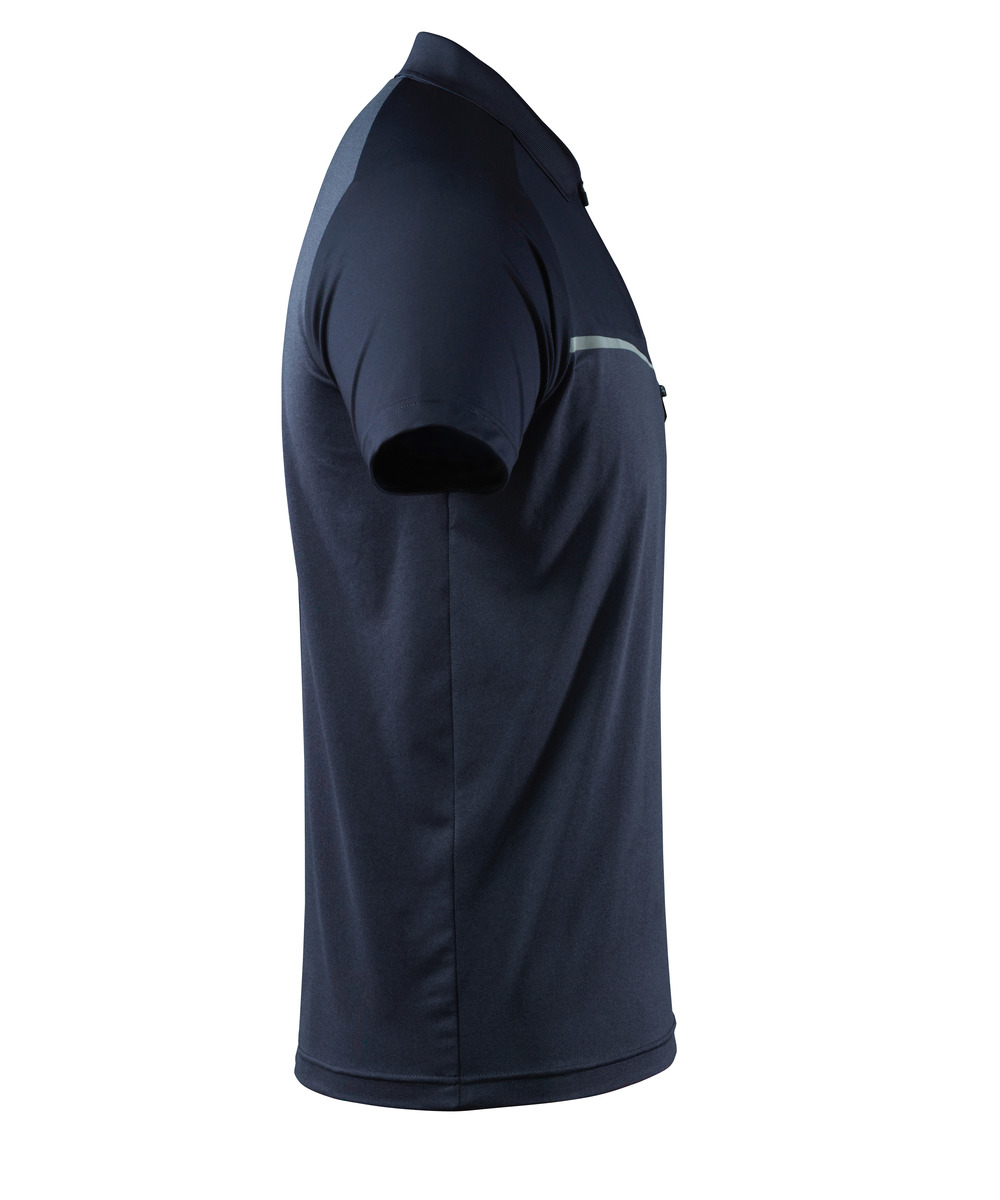 MASCOT ADVANCED Polo-Shirt mit Brusttasche schwarzblau 3XL