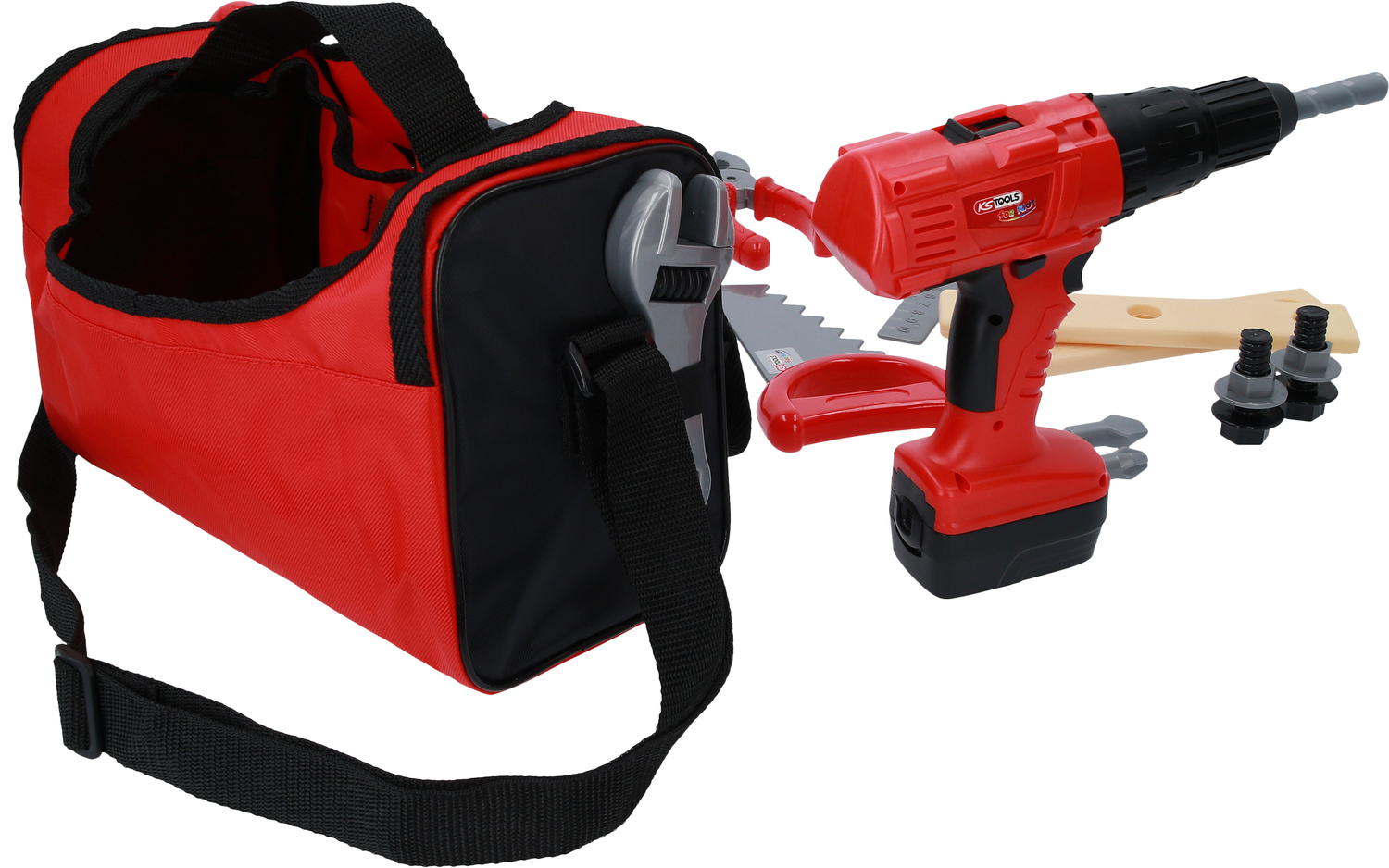 KS-TOOLS Kinder Werkzeug-Satz mit Smartbag-Tasche, 26-tlg