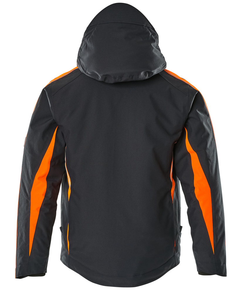 MASCOT Tolosa HARDWEAR Winterjacke schwarzblau/hi-vis orange L