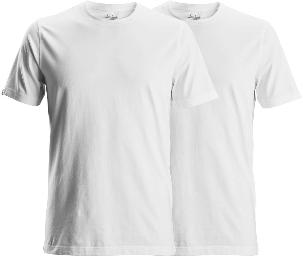 Snickers 2529 T-Shirts (2 Stück) weiß