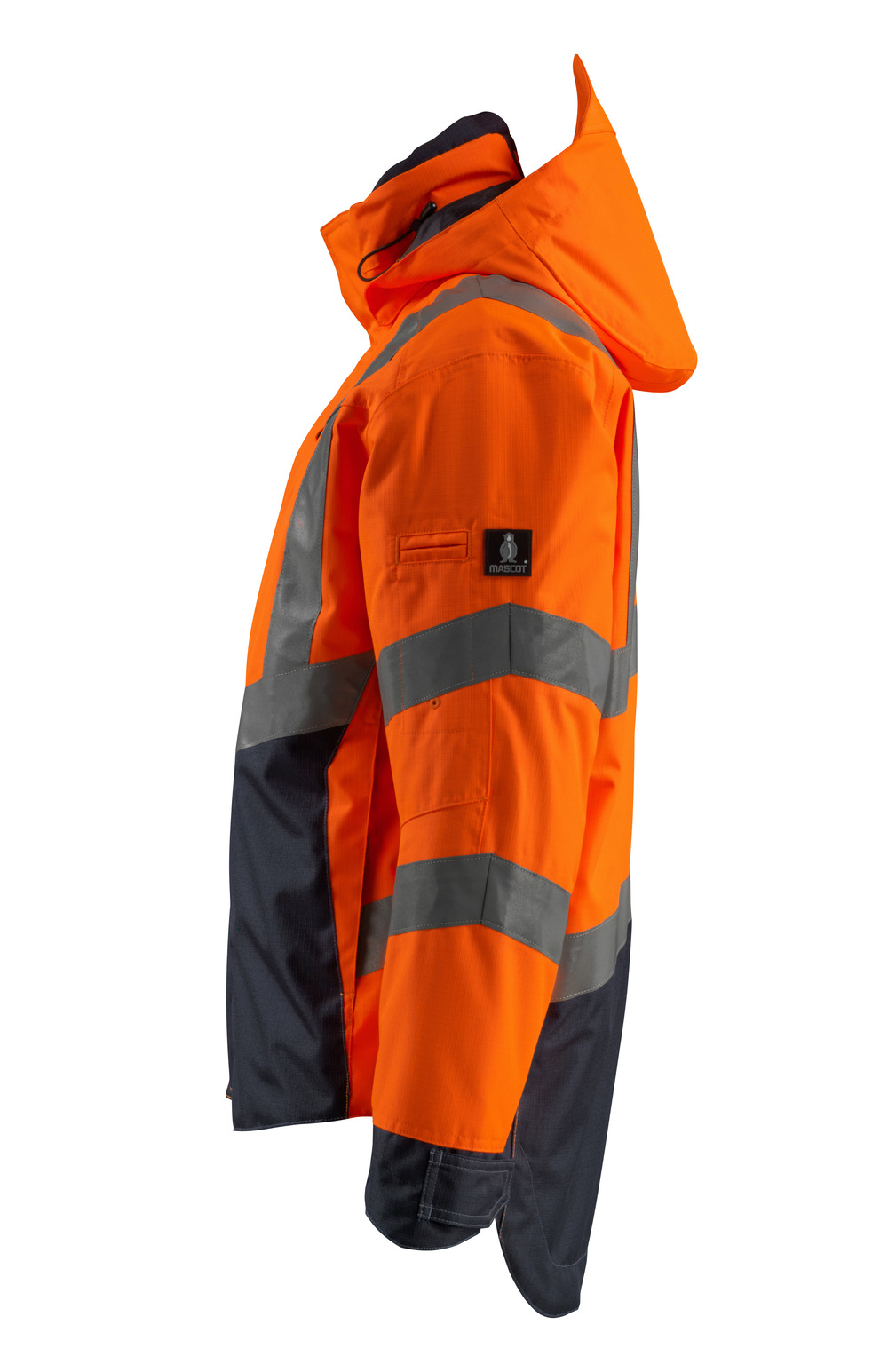 MASCOT Harlow SAFE SUPREME Hard Shell Jacke hi-vis orange/schwarzblau L