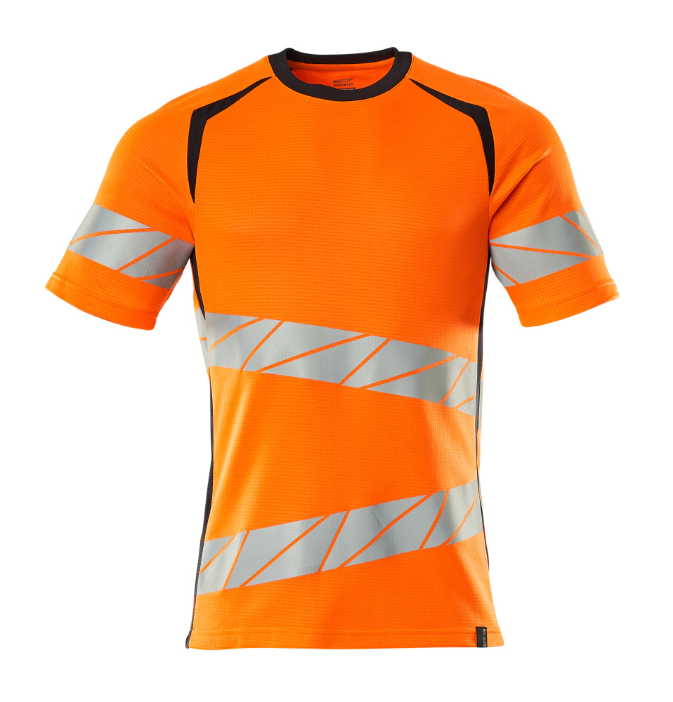 MASCOT ACCELERATE SAFE T-Shirt hi-vis orange/schwarzblau 4XL
