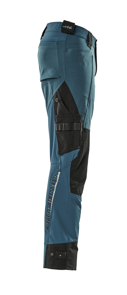 MASCOT ADVANCED Hose mit Knietaschen dunkelpetroleum 46 lang