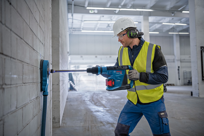Bosch Akku-Bohrhammer BITURBO mit SDS max GBH 18V-40 C, mit XL-BOXX