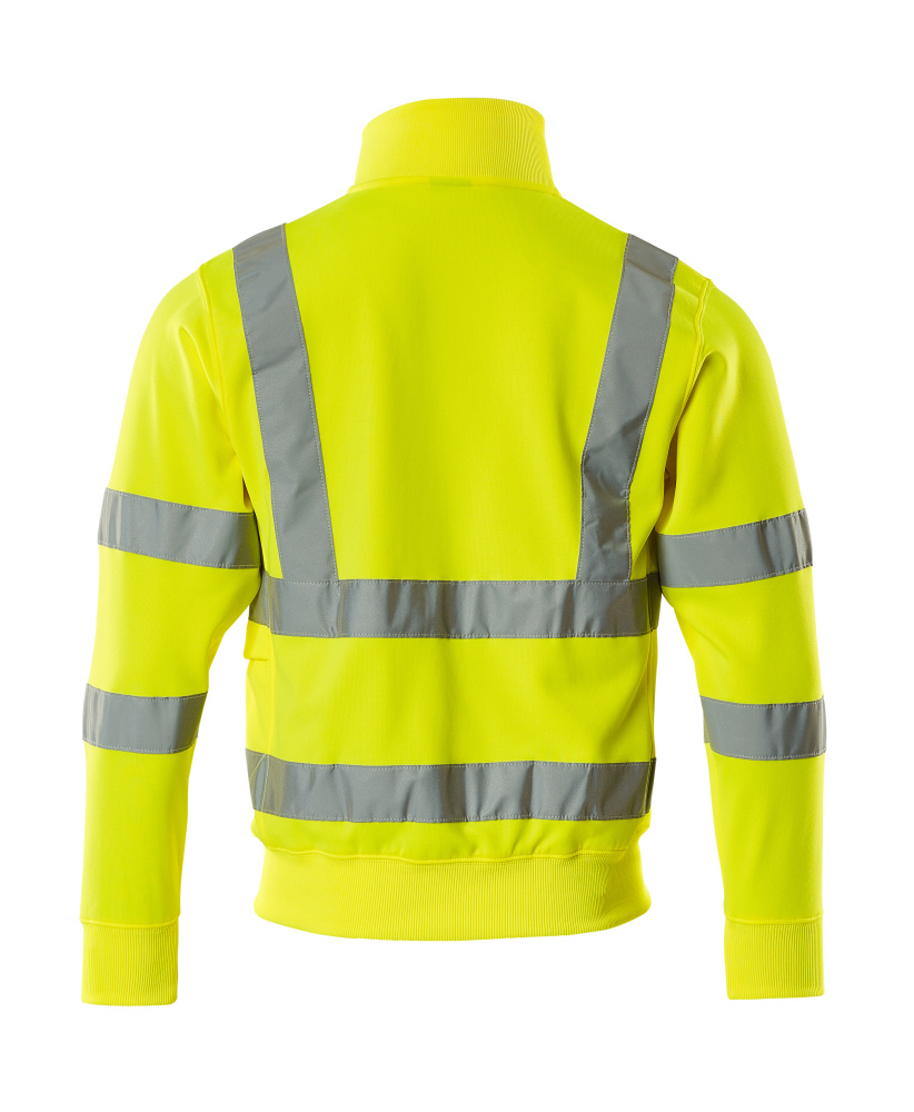 MASCOT Maringa SAFE CLASSIC Sweatshirt mit Reißverschluss hi-vis gelb XXL