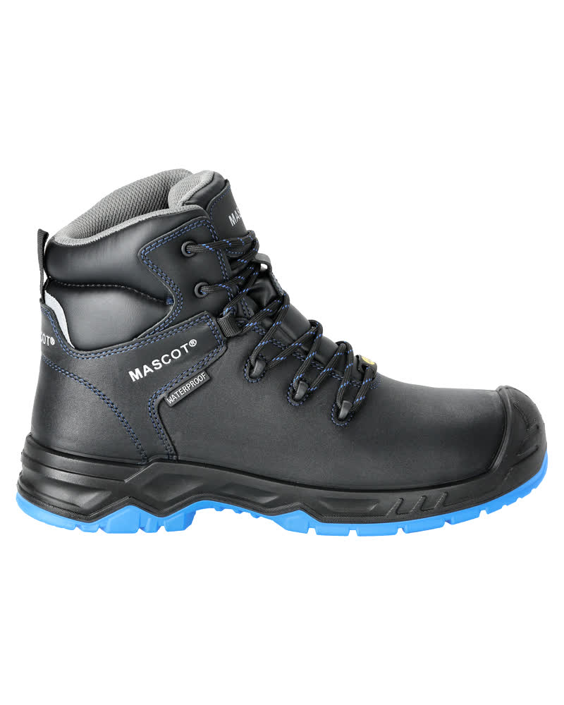 MASCOT FOOTWEAR FLEX Sicherheitsstiefel schwarz/kornblau 48