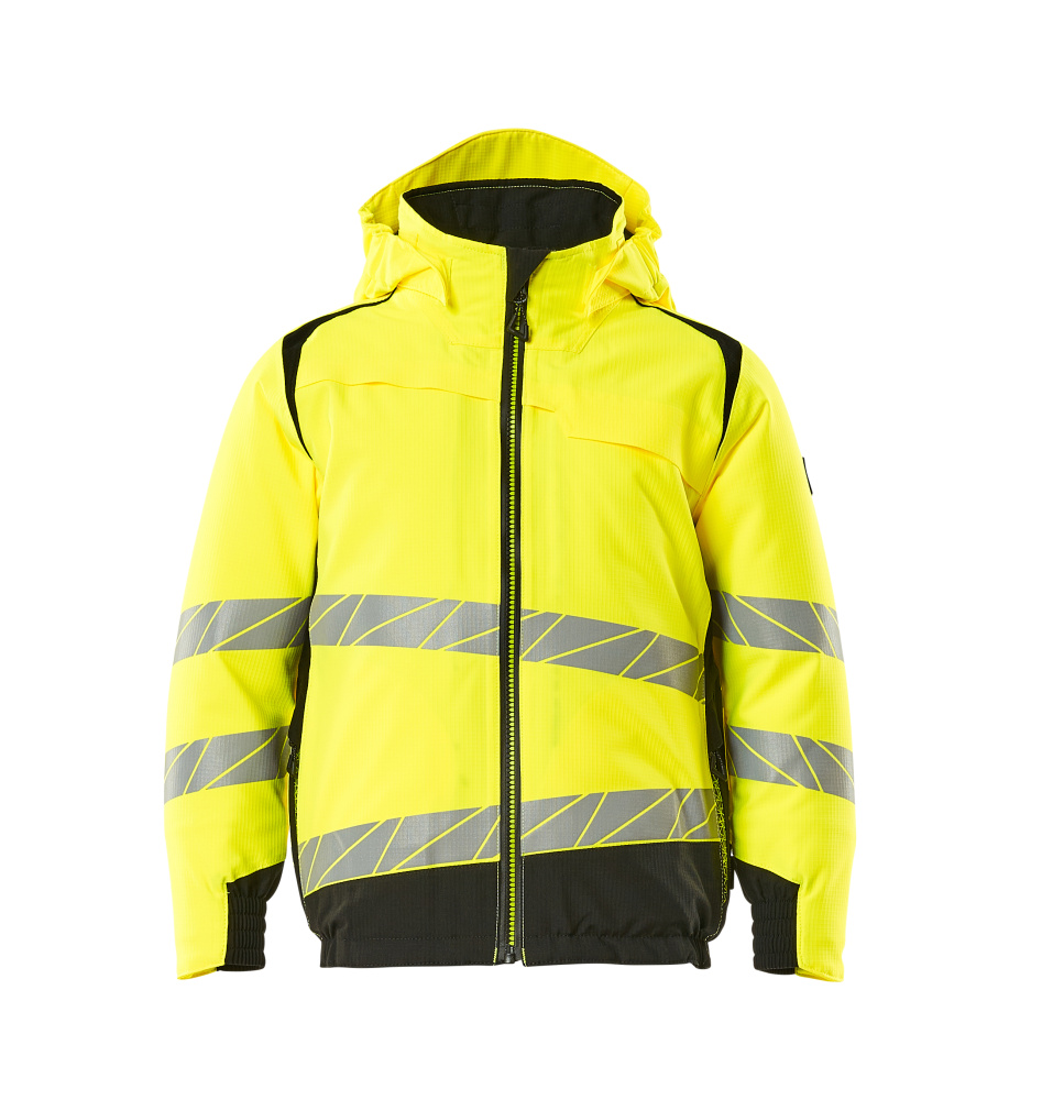 MASCOT ACCELERATE SAFE Winterjacke für Kinder hi-vis gelb/schwarz 164
