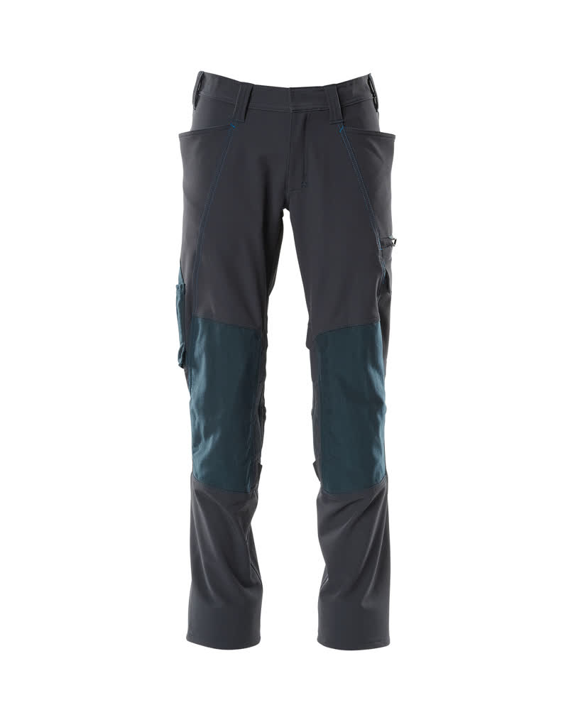 MASCOT ACCELERATE Hose mit Knietaschen schwarzblau 49 lang