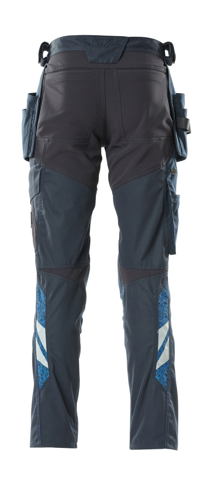 MASCOT ACCELERATE Hose mit Hängetaschen schwarzblau 45
