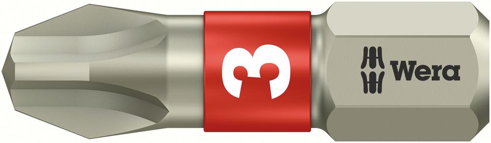 Wera Bit rostfrei 1/4" DIN 3126 C6,3 PH3 x 25mm