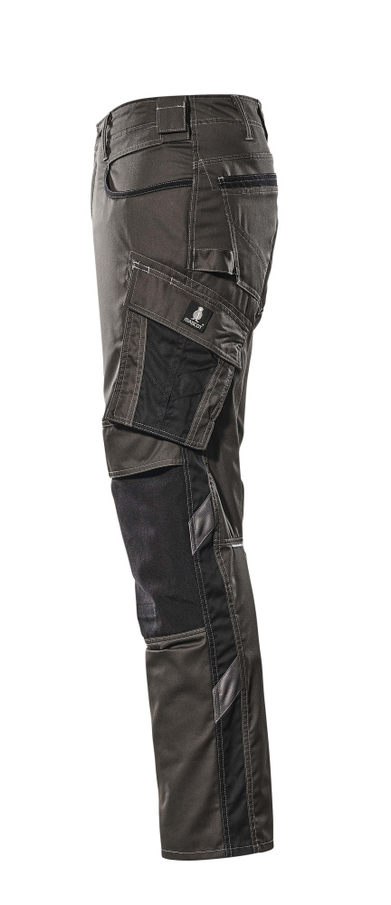 MASCOT Lemberg UNIQUE Hose mit Knietaschen dunkelanthrazit/schwarz 49 lang