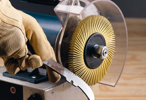 3M Radial Bristle Brush TypA 150x12mm P80 gelb