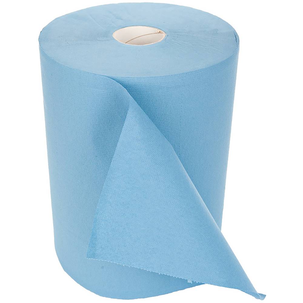 Papierputzrolle blau