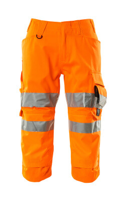 MASCOT SAFE SUPREME Dreiviertel-Hose mit Knietaschen hi-vis orange