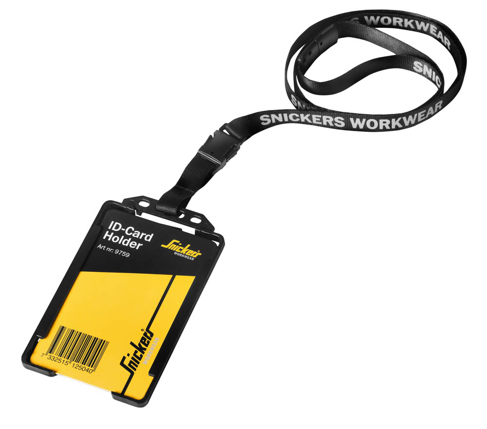 Snickers 9759 ID-Kartenhalter mit SWW Band schwarz