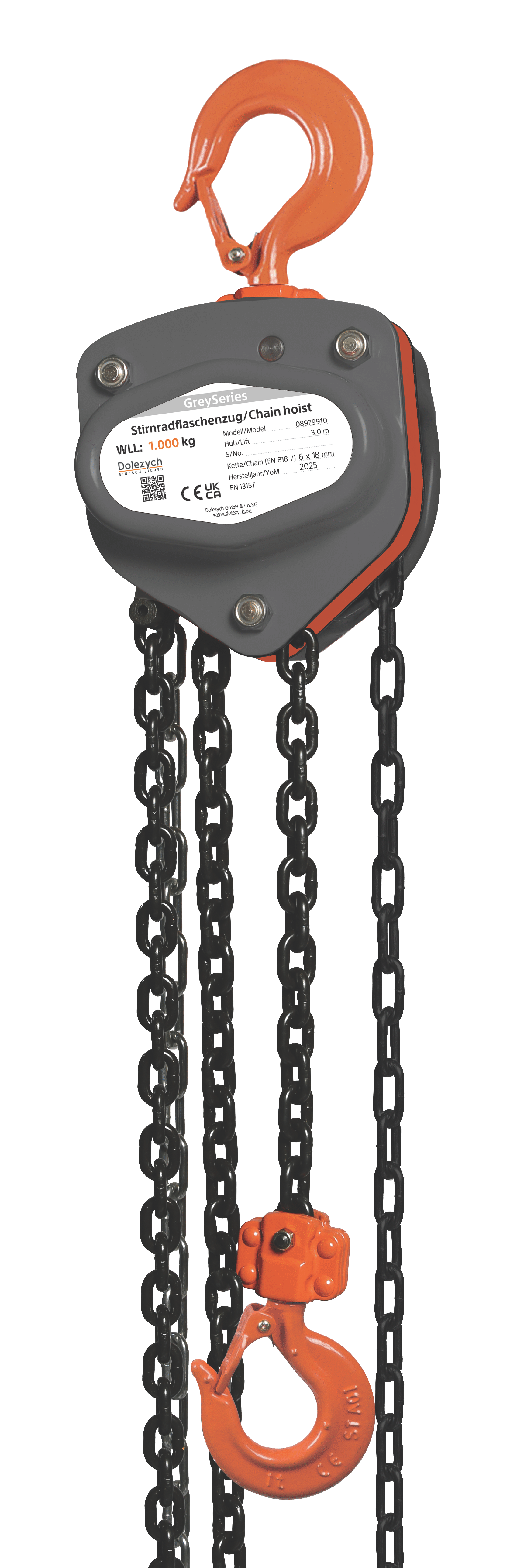 Dolezych Stirnradflaschenzug 0,5 t