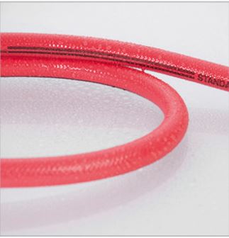 Gummi Aigner Wasserschlauch STANDARD-rot 1" 40m-Rolle